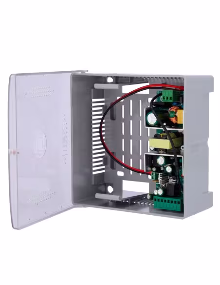 Comprar OEM AC-12DC5A-BAT7AH-P Alimentador para control de acceso - Configurable NO/NC - Salida DC 12.5-13.8V / 5A / 60W - Caja 