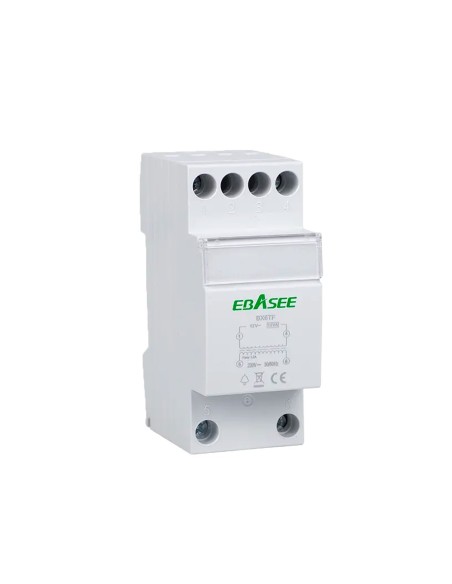 OEM AC-DOORBELB-DIN-15VA Transformador AC / AC - Entrada CA 230 V - Saída AC 8/12/24 V - Potência 15 VA - Para DIN Rail - D