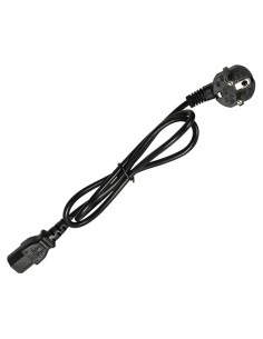 Comprar OEM AC-EU-C14F Cable a enchufe - Conector QT3 - Compatible con enchufes Tipo F - 250VAC / 16A MAX - 140cm de largo AC-EU 2