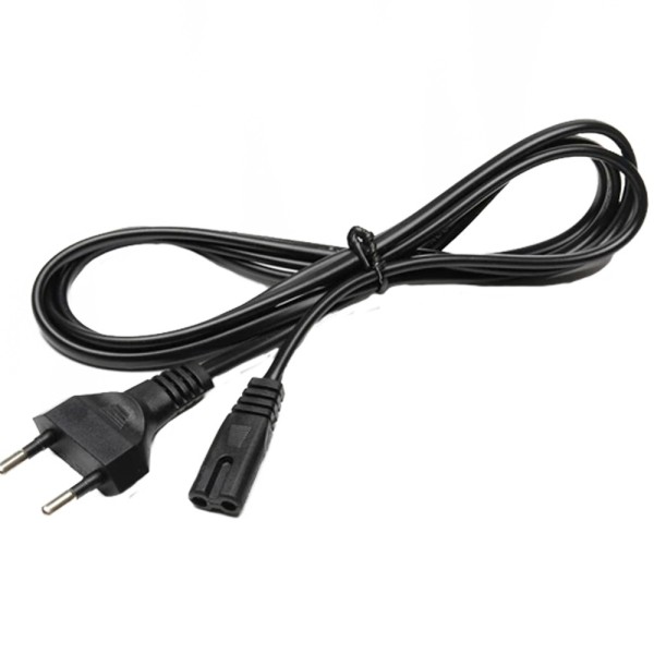 Cabo AC-UE-C7 OEM para Plug - Adaptador AC - Compatível com Tipo F - 250VAC / 2.5A - 150 cm
