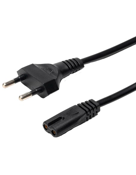 Comprar OEM AC-EU-C7 Cable a enchufe - Adaptador de CA - Compatible con enchufes Tipo F - 250VAC / 2.5A - 150cm de largo AC-EU-C