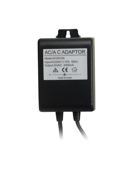 Acheter OEM Transformateur AC24V2A AC/AC - Entrée AC 220 V - Sortie AC 24 V 2 A - Longueur des câbles 1 m - 90 (H) x 65 (L) x 5