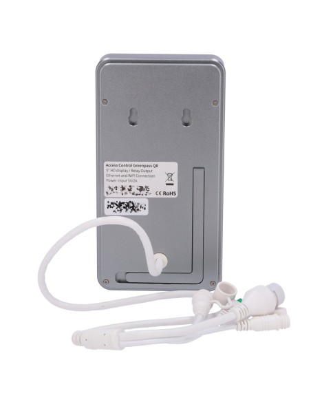 OEM AC301-QR Controle de Acesso Autônomo - Acesso QR Code - Relé ou Saída de Alarme - Tela 5 & Quot IPS - Controle TIEM