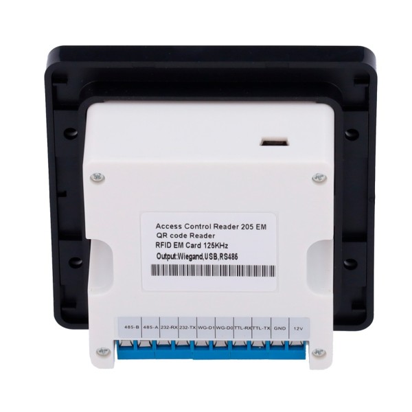 OEM Acr205-QR-MF Access Reader - Acesso por cartão MF e QR - LED e indicador acústico - Wiegand 26/34 - Compatível com Equip