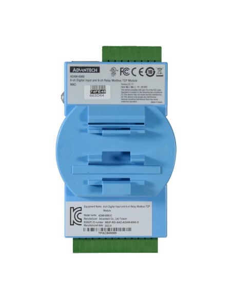 Acheter OEM ADAM-6060-B Module d’acquisition et de contrôle de données - 6 entrées numériques / 6 sorties relais - Protocoles : 