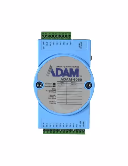 Kaufen OEM ADAM-6060-B Modul zur Datenerfassung und -steuerung – 6 digitale Eingänge / 6 Relaisausgänge – Protokolle: Modbus