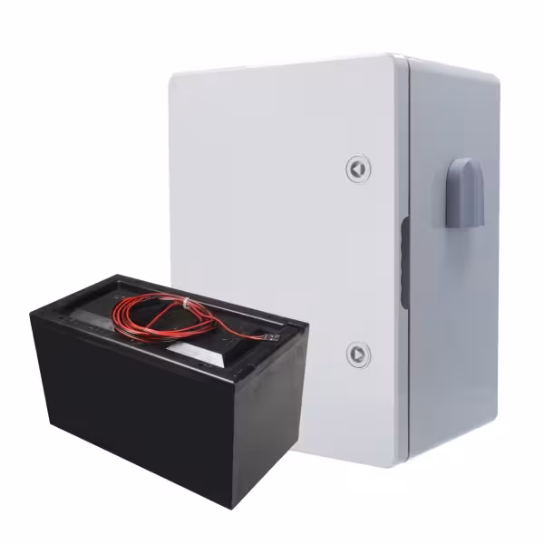 Acheter OEM AJ-BATTERYBOX-14M Kit batterie avec boîtier en polyester - Durée jusqu’à 14 mois - Batterie non rechargeable - Insta