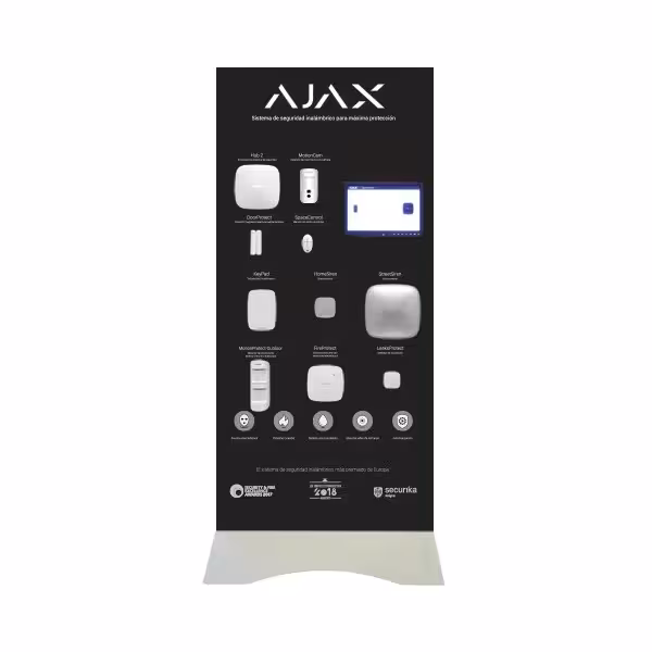 Comprar AJAX AJ-BTOTEM2-W-ES Expositor Demo de pie  - Kit de alarma profesional Grado 2 - Ajax MotionCam para envío de imágenes 