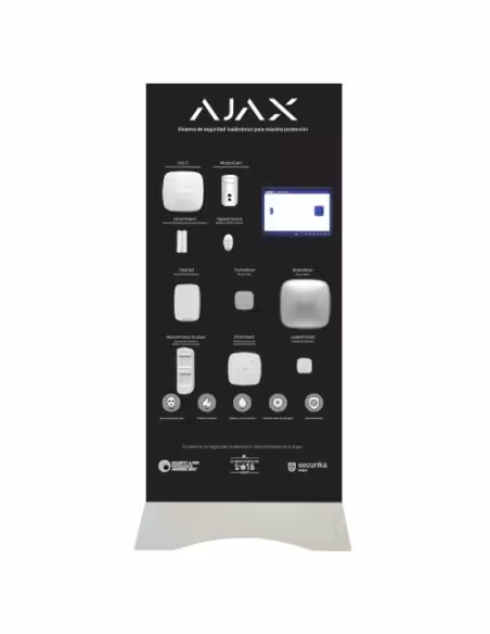 Comprar AJAX AJ-BTOTEM2-W-ES Expositor Demo de pie  - Kit de alarma profesional Grado 2 - Ajax MotionCam para envío de imágenes 
