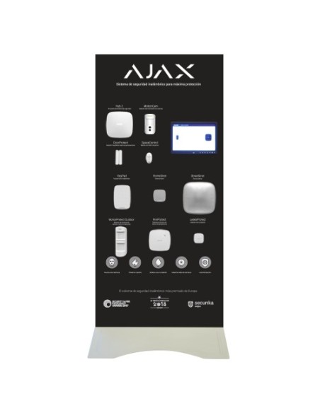 Acheter OEM AJ-BTOTEM2-W-ES Présentoir de démonstration sur pied - Kit d’alarme professionnel Grade 2 - Ajax MotionCam pour l’en