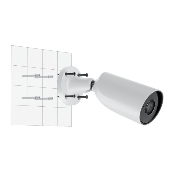 Acheter AJAXCCTV AJ-BULLETCAM-5-0400-W Caméra IP Bullet 5 mégapixels Ajax - CMOS à balayage progressif - Objectif 4 mm, emplacem