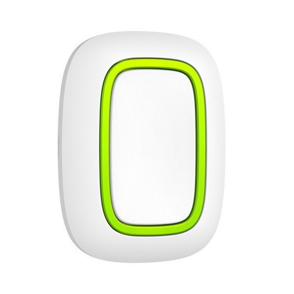 Acheter AJAX AJ-BUTTON-W Bouton panique - Grade 2 - Sans fil 868 MHz Jeweller - Portée en champ libre 1300 m - Appui s