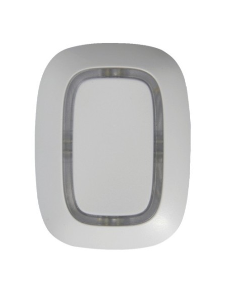 AJAX AJ-Button-W Button Panic - Grau 2 - Wireless 868 MHz Jeweler - Escopo Espaço aberto 1300 m - Prensa segura: D