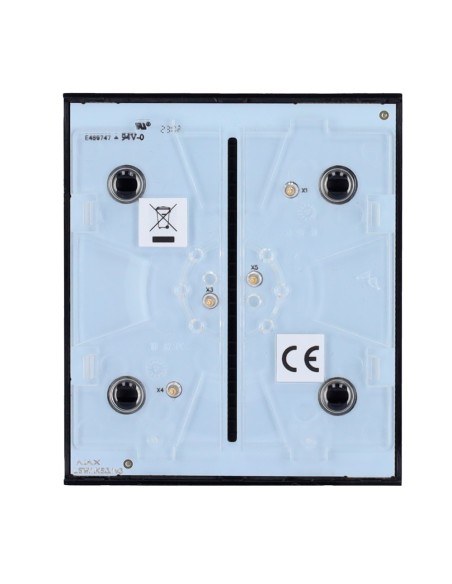 Comprar AJAX AJ-CENTERBUTTON-1G2W-B Panel táctil para interruptor de luz - Compatible con AJ-LIGHTCORE-1G / -2W - Retroiluminaci