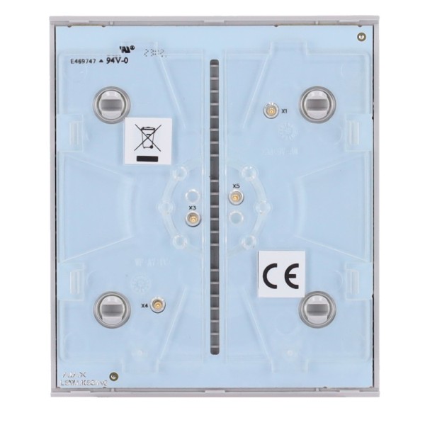 Acheter AJAX AJ-CENTERBUTTON-1G2W-FOG Panneau tactile pour interrupteur d’éclairage simple - Compatible avec AJ-LIGHTCORE-1G / -