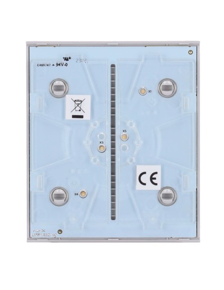 Ajax AJ-CenterButton-1G2W-Fog Touch Painel para interruptor de luz único - compatível com AJ-LightCore-1G / -2W - Backluminac