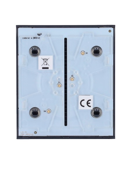 Comprar AJAX AJ-CENTERBUTTON-1G2W-GRA Panel táctil para interruptor de luz simple  - Compatible con AJ-LIGHTCORE-1G / -2W - Retr
