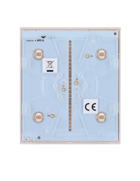 Acheter AJAX AJ-CENTERBUTTON-1G2W-IVO panneau tactile pour interrupteur de lumière simple - Compatible avec AJ-LIGHTCORE-1G / -2