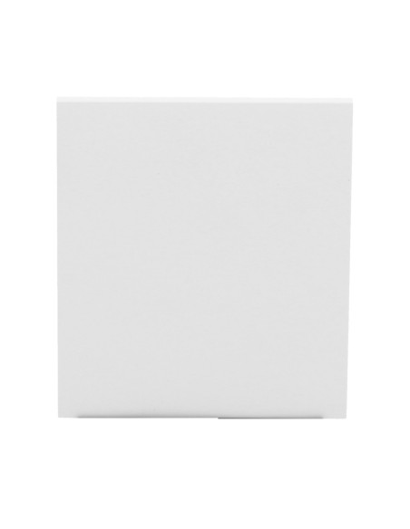 Painel de toque Ajax AJ-CenterButton-1G2W-W para interruptor de luz único - compatível com AJ-LightCore-1G / -2W - Backluma