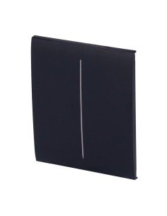 Ajax AJ-CenterButton-2G-B painel para interruptor de luz dupla - Compatível com AJ-LightCore-2G - LED Retroiluminado - P