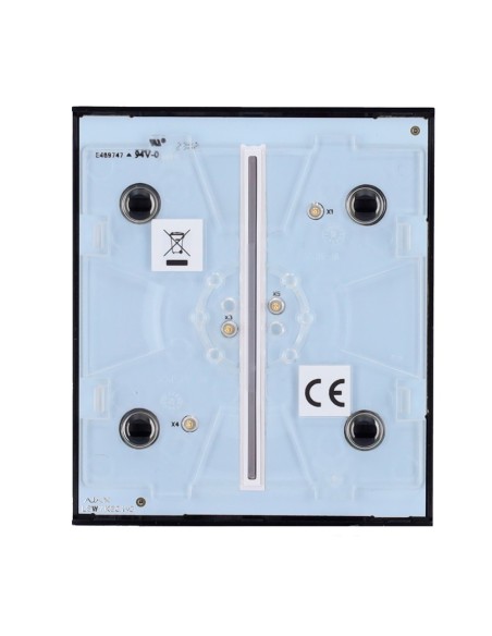 Comprar AJAX AJ-CENTERBUTTON-2G-B Panel táctil para interruptor de luz doble  - Compatible con AJ-LIGHTCORE-2G - Retroiluminació