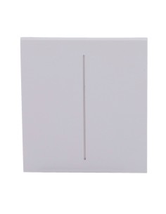 Ajax AJ-CenterButton-2G-Fog Painel de toque para interruptor de luz dupla - Compatível com AJ-LightCore-2G - LED Retroiluminado  2