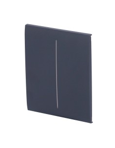 Ajax AJ-Centerbutton-2G-GRA Touch Painel para interruptor de luz dupla - Compatível com AJ-LightCore-2G - LED Retroiluminado -