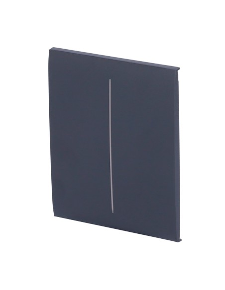Ajax AJ-Centerbutton-2G-GRA Touch Painel para interruptor de luz dupla - Compatível com AJ-LightCore-2G - LED Retroiluminado -