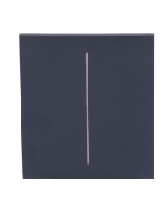 Ajax AJ-Centerbutton-2G-GRA Touch Painel para interruptor de luz dupla - Compatível com AJ-LightCore-2G - LED Retroiluminado - 2