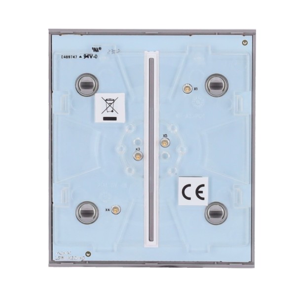 Acheter AJAX AJ-CENTERBUTTON-2G-GRE Panneau tactile pour interrupteur double d’éclairage - Compatible avec AJ-LIGHTCORE-2G - Rét