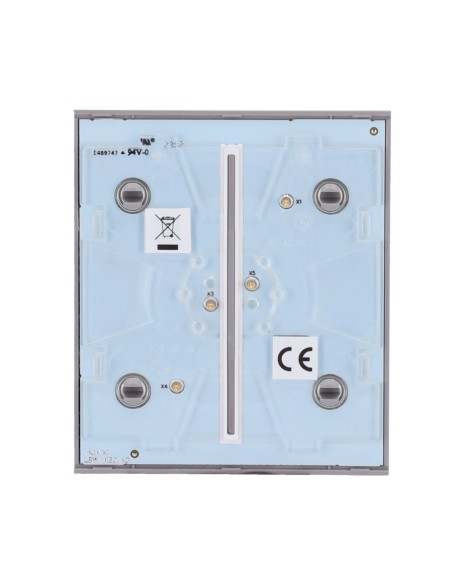 Ajax AJ-CenterButton-2G-GRE Touch Painel para interruptor de luz dupla - Compatível com AJ-LightCore-2G - Luz de fundo -