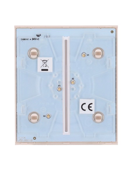Ajax AJ-CenterButton-2G-Centro Touch Painel para interruptor de luz dupla - Compatível com AJ-LightCore-2G - Luz de fundo -