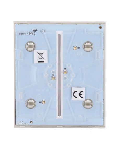 Comprar AJAX AJ-CENTERBUTTON-2G-OYS Panel táctil para interruptor de luz doble  - Compatible con AJ-LIGHTCORE-2G - Retroiluminac