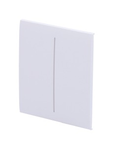 Comprar AJAX AJ-CENTERBUTTON-2G-W Panel táctil para interruptor de luz doble  - Compatible con AJ-LIGHTCORE-2G - Retroiluminació