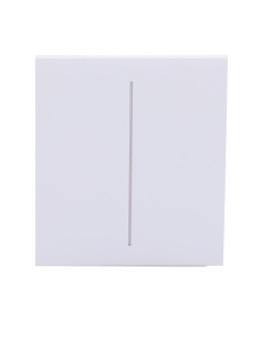 Ajax AJ-CenterButton-2G-W painel de toque para interruptor de luz dupla - Compatível com Backlight LED AJ-LightCore-2G - P 2