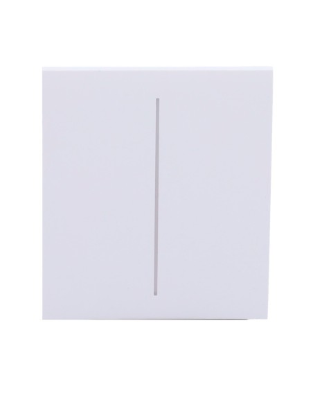 Comprar AJAX AJ-CENTERBUTTON-2G-W Panel táctil para interruptor de luz doble  - Compatible con AJ-LIGHTCORE-2G - Retroiluminació