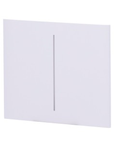 Comprar AJAX AJ-CENTERBUTTON-2G-W-VERT Panel táctil para interruptor doble vertical - Compatible con AJ-LIGHTCORE-2G-VERT - Retr