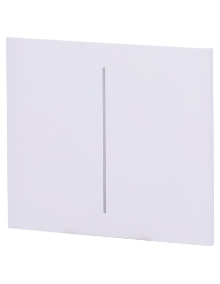 Acheter AJAX AJ-CENTERBUTTON-2G-W-VERT Panneau tactile pour interrupteur double vertical - Compatible avec AJ-LIGHTCORE-2G-VERT 