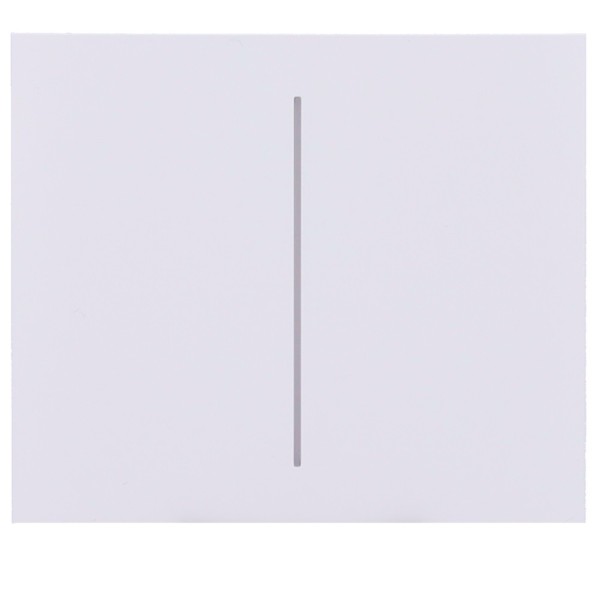 Comprar AJAX AJ-CENTERBUTTON-2G-W-VERT Panel táctil para interruptor doble vertical - Compatible con AJ-LIGHTCORE-2G-VERT - Retr