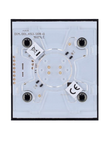 Comprar AJAX AJ-CENTERBUTTON-DIMMER-B Panel táctil para interruptor de luz regulable - Compatible con AJ-LIGHTCORE-DIMMER - Retr