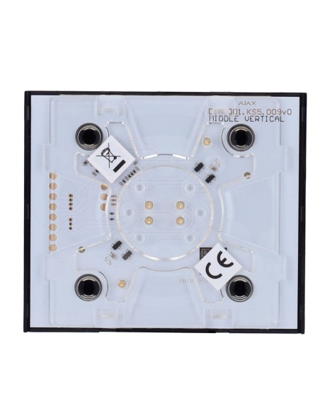 Ajax AJ-CenterButton-Dimmer-B-V Ver Touch Painel para interruptor de luz ajustável - compatível com AJ-LightCore-Dimmer-Vert - R