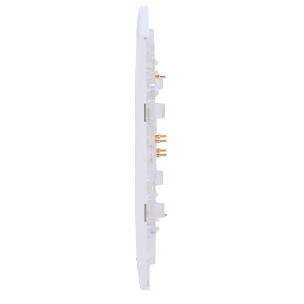 Acheter AJAX AJ-CENTERBUTTON-DIMMER-W Panneau tactile pour interrupteur de lumière à intensité variable - Compatible avec AJ-LIG