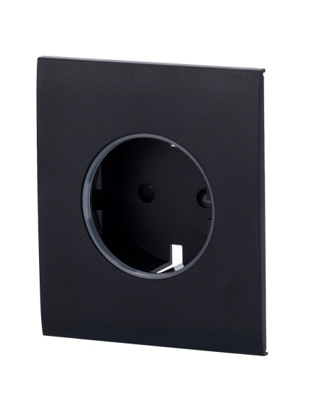 Comprar AJAX AJ-CENTERCOVER-B Tapa central para enchufe básico tipo F - Compatible con AJ-OUTLETCORE-BASIC - Protección contra p