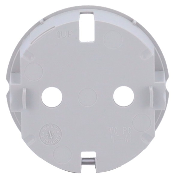 Tampa central do AJAX AJ-Centercover-Fog para o Tipo Básico do Plug F - Compatível com a AJ-Outletcore-Basic - Proteção em pó, 