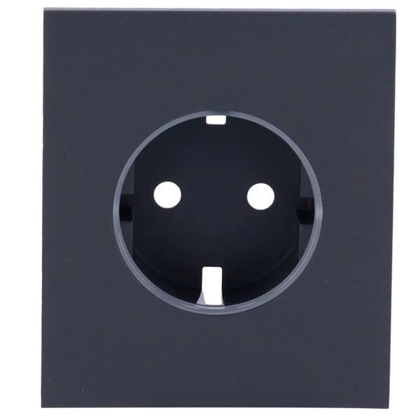 Ajax AJ-CenterCover-Gra Cover Central para Basic Plug Type F - Compatível com AJ-Outletcore-Basic - Proteção contra poeira, 