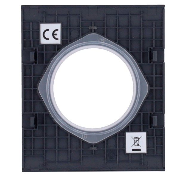 Comprar AJAX AJ-CENTERCOVER-GRA Tapa central para enchufe básico tipo F - Compatible con AJ-OUTLETCORE-BASIC - Protección contra