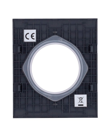 Ajax AJ-CenterCover-Gra Cover Central para Basic Plug Type F - Compatível com AJ-Outletcore-Basic - Proteção contra poeira, 