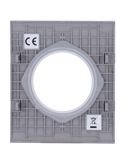Comprare AJAX AJ-CENTERCOVER-GRE Copertura centrale per presa base tipo F - Compatibile con AJ-OUTLETCORE-BASIC - Protezione con