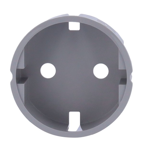 AJAX AJ-CENTERCOVER-GRE CENTRAL LID para plugue básico Tipo F - Compatível com AJ-Outletcore-Basic - Proteção contra poeira, 