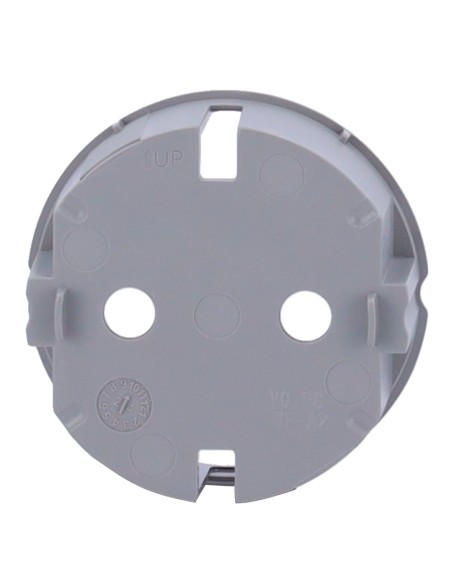 AJAX AJ-CENTERCOVER-GRE CENTRAL LID para plugue básico Tipo F - Compatível com AJ-Outletcore-Basic - Proteção contra poeira, 